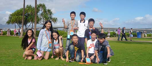 美視學子2012年赴美國冬令營紀實