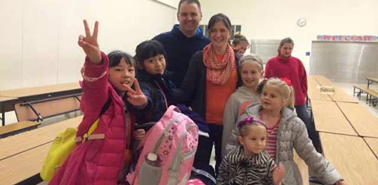 【4001百老匯學校美國全浸課堂體驗營】已經順利入住家庭!