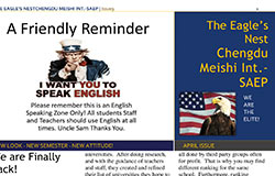 《鷹之巢》--中美英才班月報