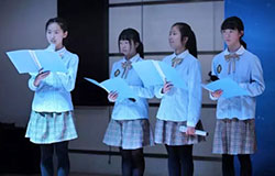 成都4001百老匯學校上演學生版朗讀者 朗讀點亮校園