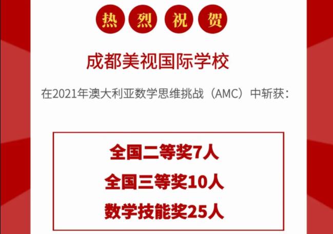 獲獎丨我校IB學子在2021年澳大利亞數學思維挑戰賽中再創佳績!
