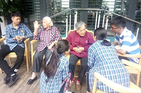  中學部|憶芳華，思敬老——五一志愿者活動 